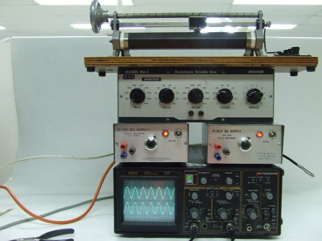 Emtek model 520 oscilloscope 20 mhz 