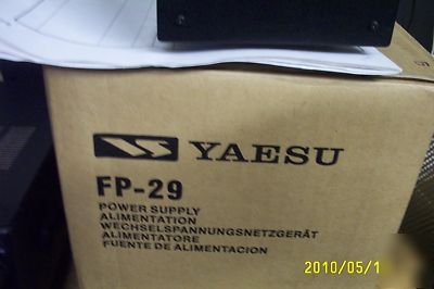 Fp-29 yaesu mark-v power supply w/ cords schematic box