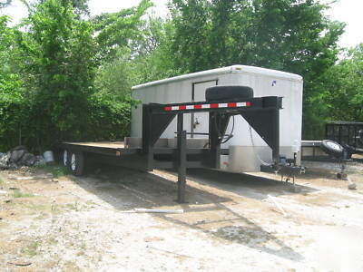 Gooseneck trailer 16FTPLUSS4FT dove tail reconditioned 
