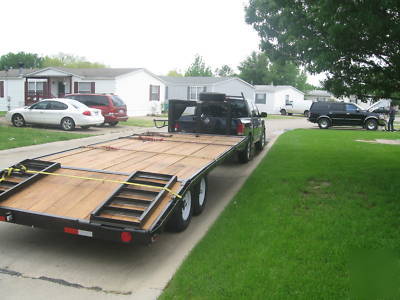 Gooseneck trailer 16FTPLUSS4FT dove tail reconditioned 
