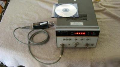 Hp/agilent 436A power meter w/opts/8484A sensor & cable