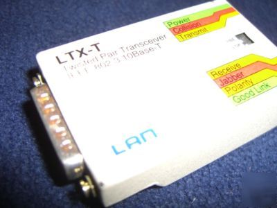 Lantronix ltx transceiver ieee 802.3 10BASE-t