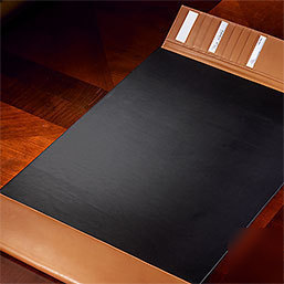Levenger morgan pocket desk pad-tan *lt.scr/oob