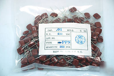 New 20 pcs ppn 630V 0.01UF capacitors +/-5% 1000MOHM 