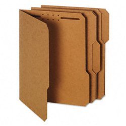 New folder, 1 fastener, 1/3 cut, top tab, letter, 17...