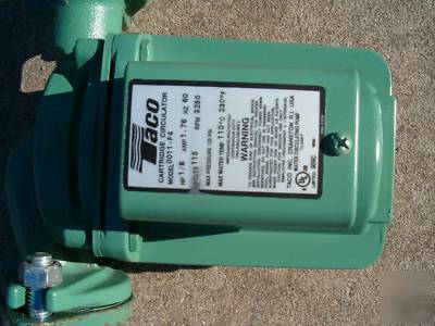 Taco 0011-F4 cast iron circulator w/ 1
