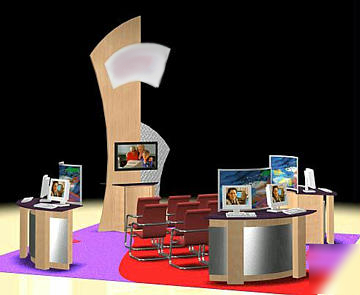 Used large trade show display