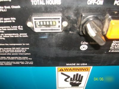 Quincy 30HP compressor & zeks air dryer combo