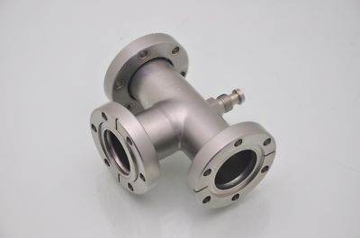 Ss vacuum fitting t tee + nipple 2.75