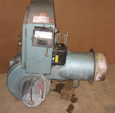 Webster 60 hp nat. gas / oil forced draft burner