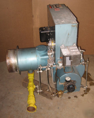 Webster 60 hp nat. gas / oil forced draft burner