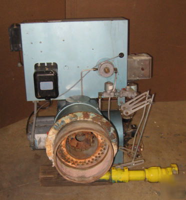 Webster 60 hp nat. gas / oil forced draft burner
