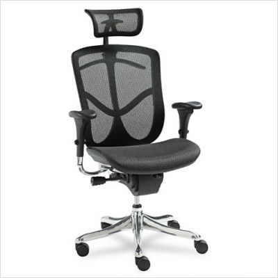 Alera eq series ergonomic high back mesh chair aluminum