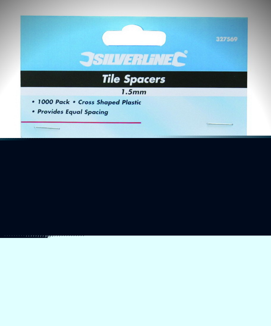 327569 1000PK tile spacers 1.5MM