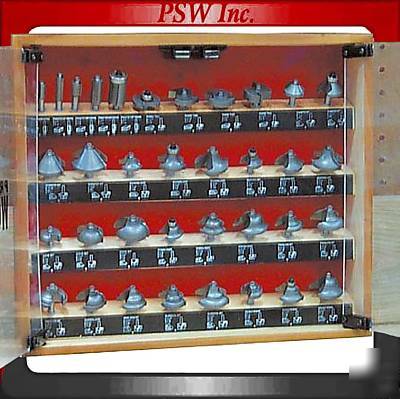 35PC router bit set 1/4