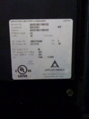 36 volt opportunity charger forklift