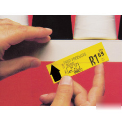 Aigner index slipstrip label holder strips 1 14 x 48