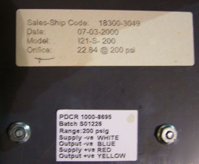 Cincinnati sentinal i-21 leak tester