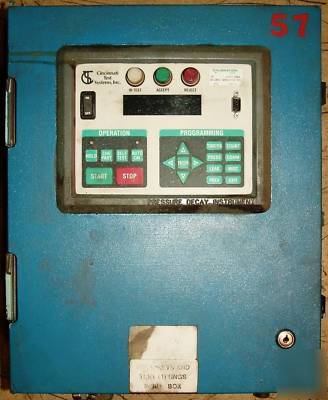 Cincinnati sentinal i-21 leak tester