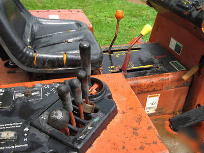 Ditch witch 4500DD ride on trencher plow backhoe deutz