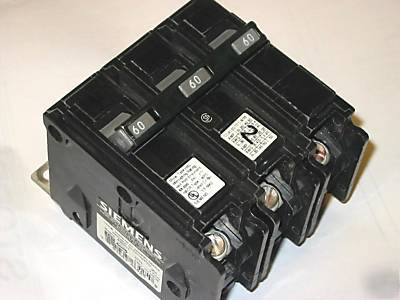 B360HH siemens ite 65K 60A 3P breaker 240V B360 B360H