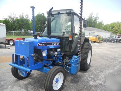 New ford 4630 holland turbo cab cold ac twin sickles