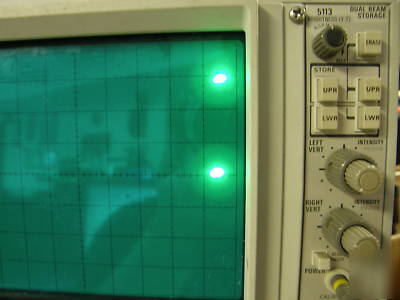 Tektronix 5113 dual beam oscilloscope 5A14N 5A18N 5B12N