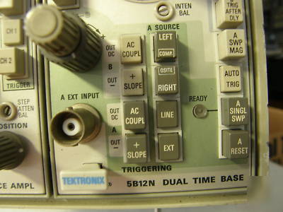 Tektronix 5113 dual beam oscilloscope 5A14N 5A18N 5B12N