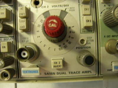 Tektronix 5113 dual beam oscilloscope 5A14N 5A18N 5B12N