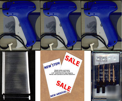 New 3 99S tag guns-7 needles-5000 fasteners-sale/ tags
