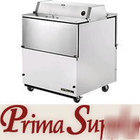 New commercial true 34 in. dual sided milk cooler