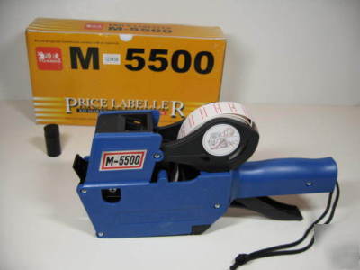 New price gun labeler pricing marking w/ labels brand 