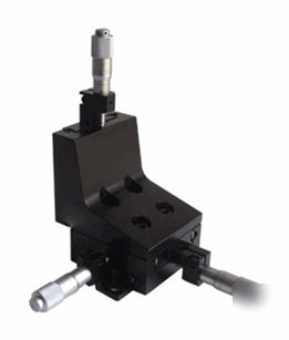 Tri-axis manual stage, travel 13 mm, with max. 