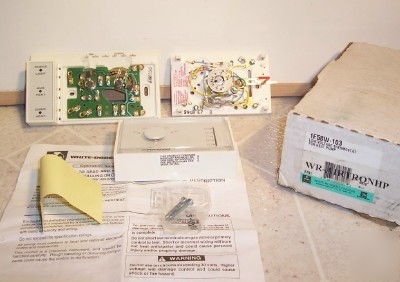 White rodgers 1F58W 2 stage heat pump thermostat nos