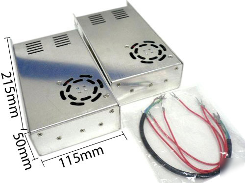 2 pcs 350W 24V switching power supply series 700W 48V