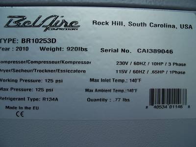 Chicago pneumatic rotary screw compressor