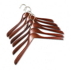 Generations extra wide shoulder 18 hardwood coat hange