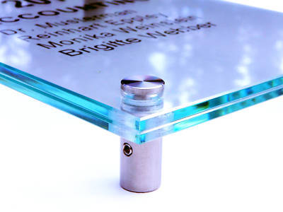  wall / door sign â€“ glass