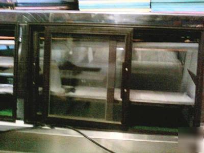 Double duty self contained meat display case 8FT