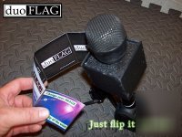Duoflag. reversable image mic cube invention for sale 