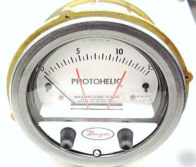 Dwyer 3T461 photoelectric pressure switch/gauge 