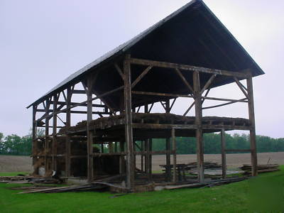 20'X47' beech timber post & beam barn frame
