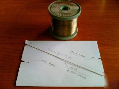 44 ga, 15 ft, resistance wire, nickel spezial