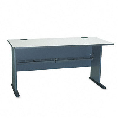 Bush industries series a workstation desk white nebula