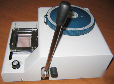 Embossing machine, manual card embosser credit card