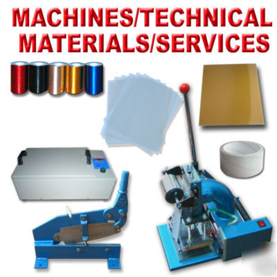 Hot foil stamping printing machines&materials small kit