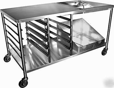 Stainless steel dount table 34