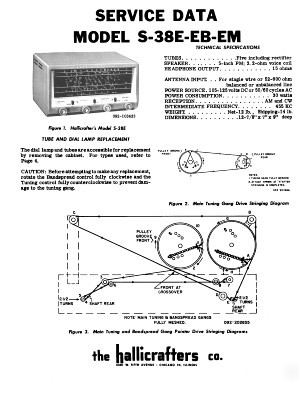 Hallicrafters s-38E service data Â»rÂ²