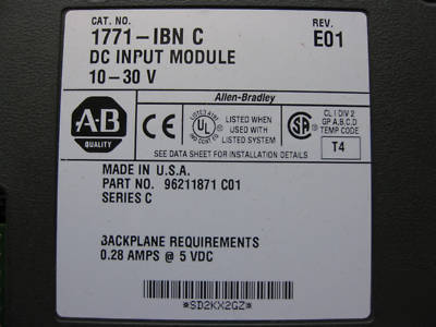 Ab plc-5/40B system w/ethernet & io mod. excellent 