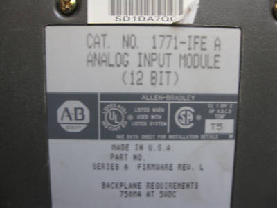 Ab plc-5/40B system w/ethernet & io mod. excellent 